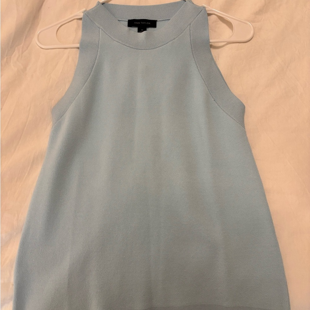 Ann Taylor Women's Blue Sleeveless Top